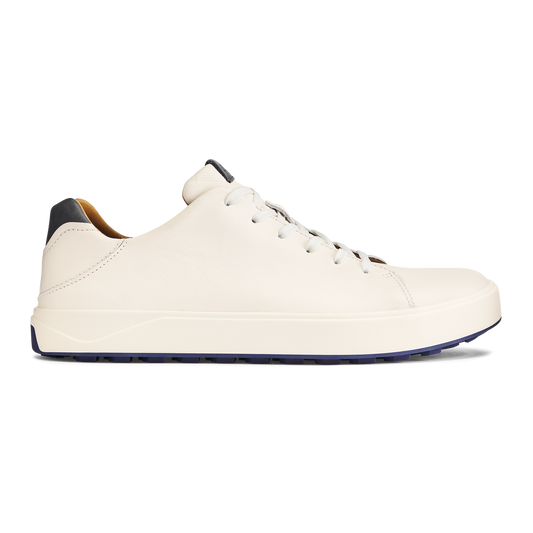 OluKai Men | Wai‘alae Men’s Waterproof Leather Golf Shoes - White