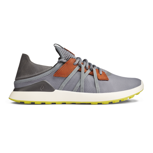 OluKai Men | Manele Men’s Breathable Golf Shoes - Poi / Charcoal