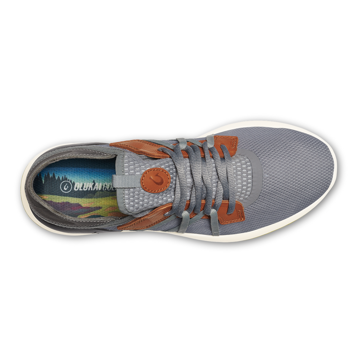 OluKai Men | Manele Men’s Breathable Golf Shoes - Poi / Charcoal