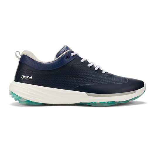 OluKai Men | Mākena Men’s Waterproof Golf Shoes - Mood Indigo