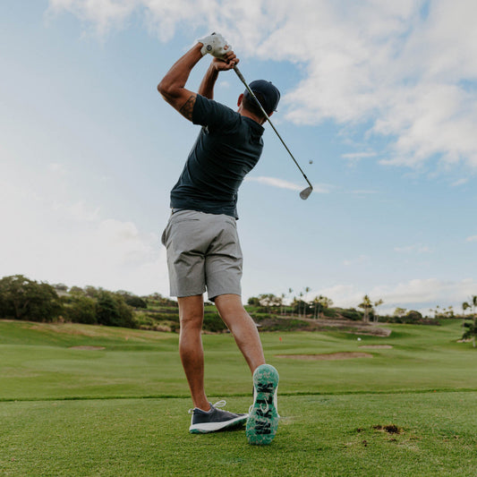 OluKai Men | Mākena Men’s Waterproof Golf Shoes - Mood Indigo
