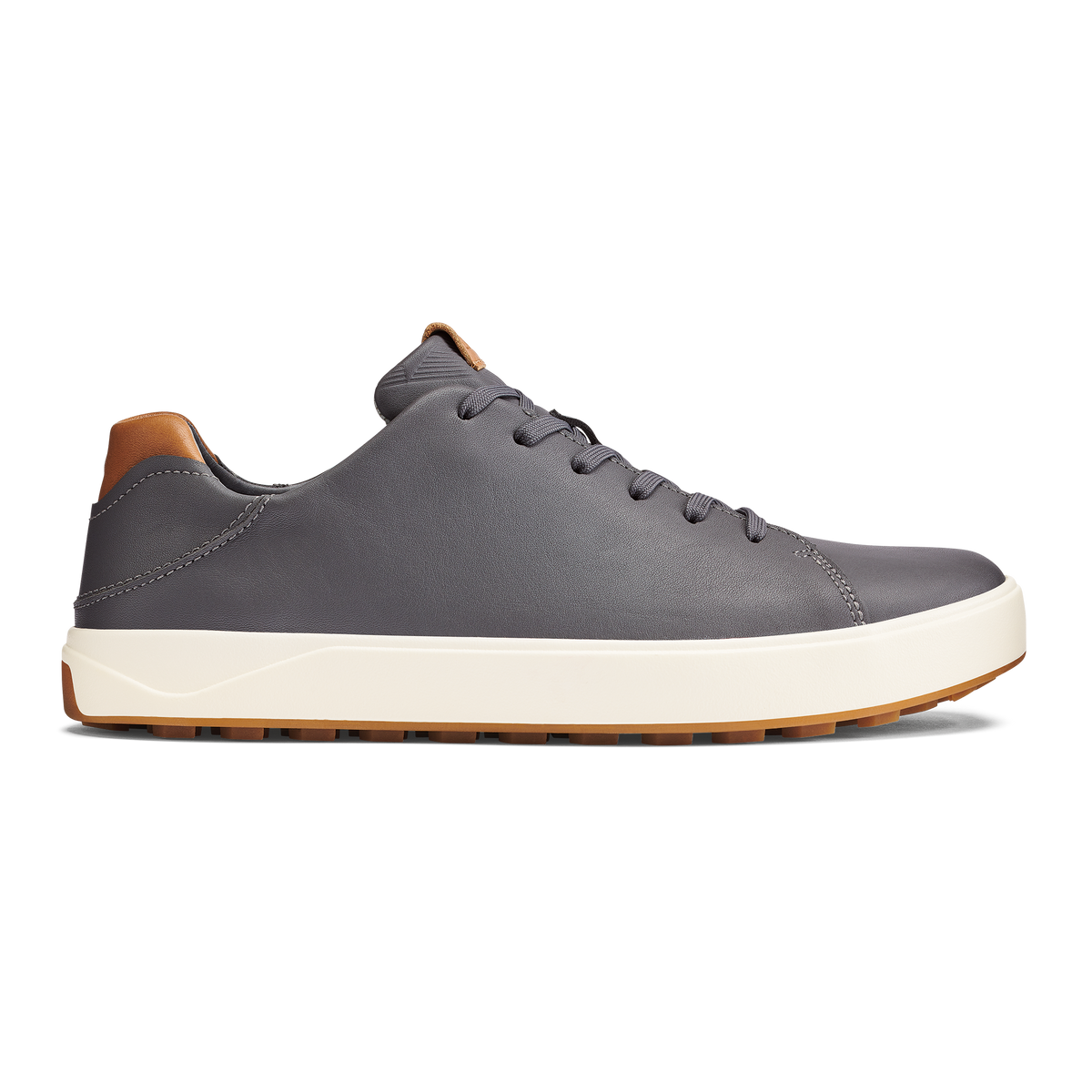 OluKai Men | Wai‘alae Men’s Waterproof Leather Golf Shoes - Stone