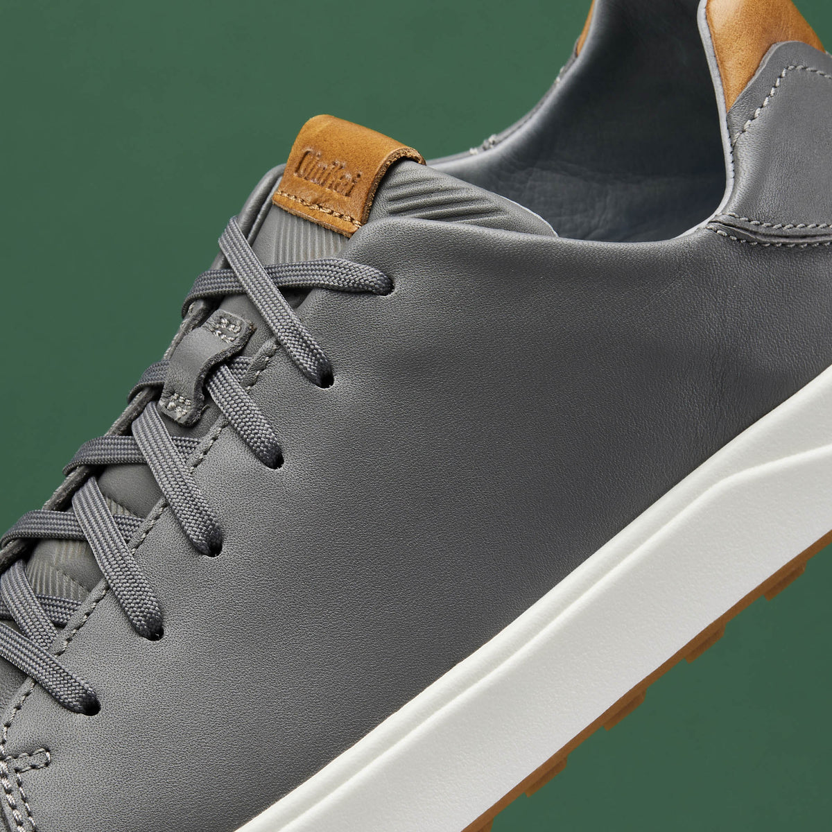 OluKai Men | Wai‘alae Men’s Waterproof Leather Golf Shoes - Stone