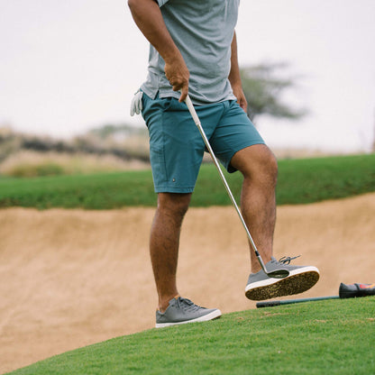 OluKai Men | Wai‘alae Men’s Waterproof Leather Golf Shoes - Stone