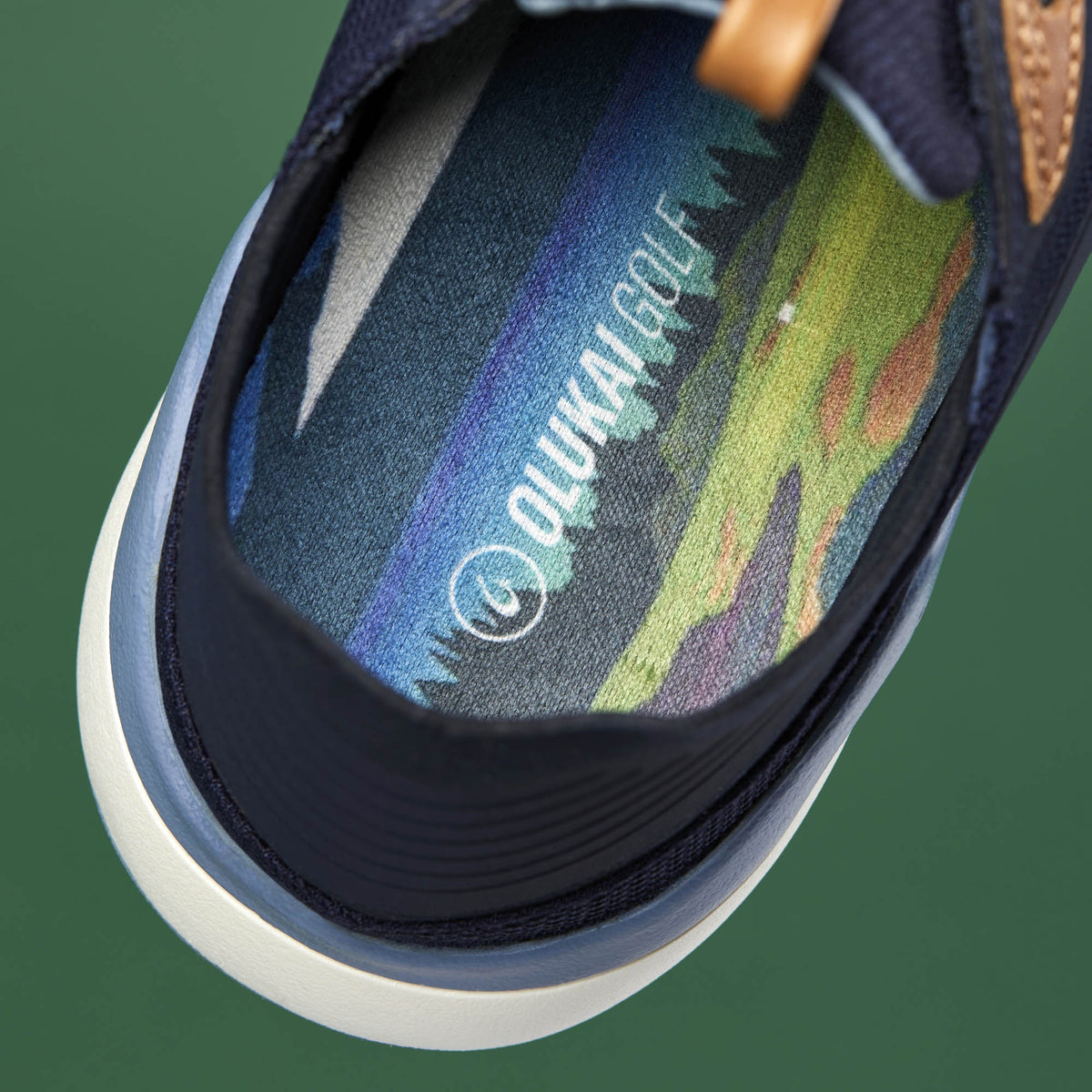 OluKai Men | OluKai Kā‘anapali Men’s Golf Shoe - Trench Blue / Sea Ice