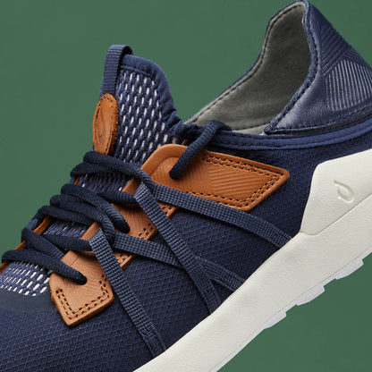 OluKai Men | Manele Men’s Breathable Golf Shoes - Trench Blue