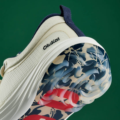 OluKai Men | Mākena Men’s Waterproof Golf Shoes - White Sand