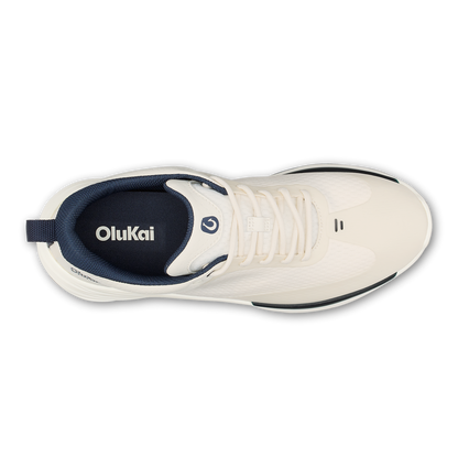 OluKai Men | Mākena Men’s Waterproof Golf Shoes - White Sand