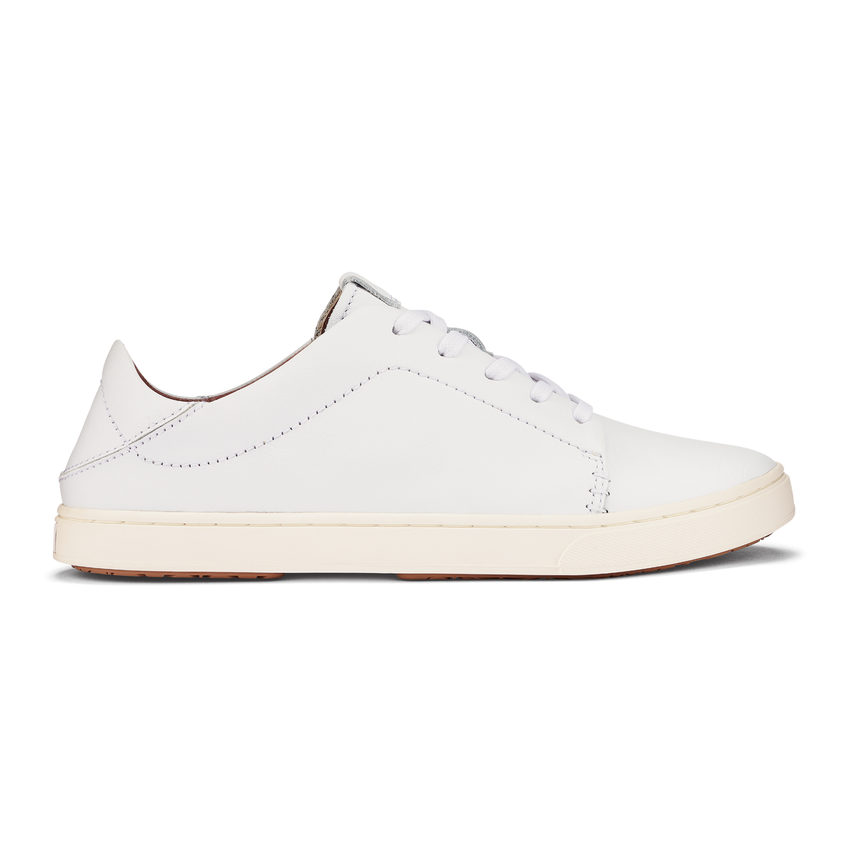 OluKai Women | Pehuea Lī ‘Ili Women's Leather Sneakers - White
