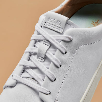 OluKai Women | Pehuea Lī ‘Ili Women's Leather Sneakers - White