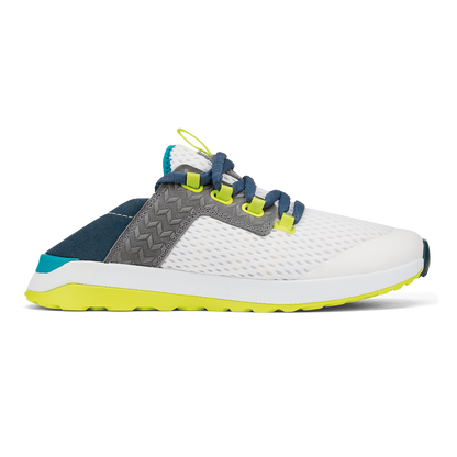 OluKai Women | Wailuku Women’s Athletic Shoes - Bright White / Lagoon