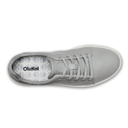 OluKai Women | Pehuea Lī ‘Ili Women's Leather Sneakers - Ash