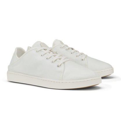OluKai Women | OluKai Pehuea Lī Canvas Women's Sneakers - Bright White