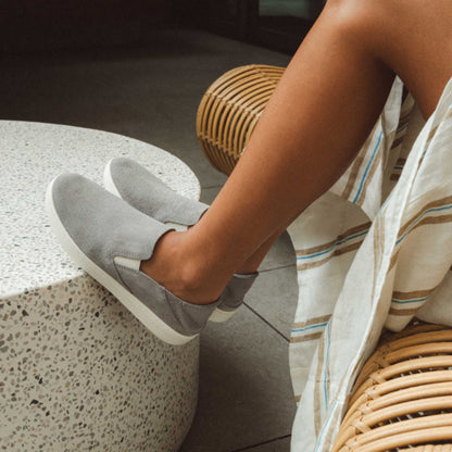 OluKai Women | Pehuea Luxe Women’s Suede Shoes - Ash
