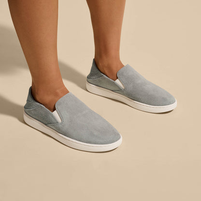 OluKai Women | Pehuea Luxe Women’s Suede Shoes - Ash