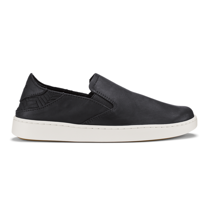 OluKai Women | Pehuea Leather - Onyx / Onyx