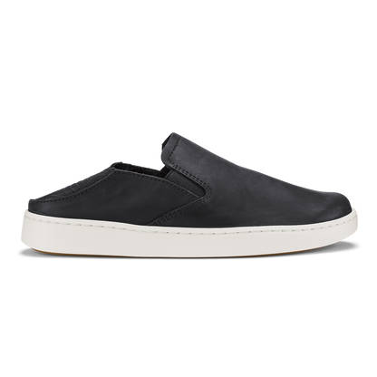 OluKai Women | Pehuea Leather - Onyx / Onyx