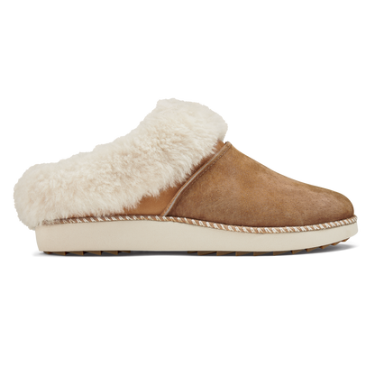 OluKai Women | Ku‘i Women‘s Slip-On Slippers - Tan / Bone