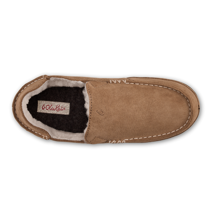 OluKai Women | Nohea Women's Leather Slippers - Tan