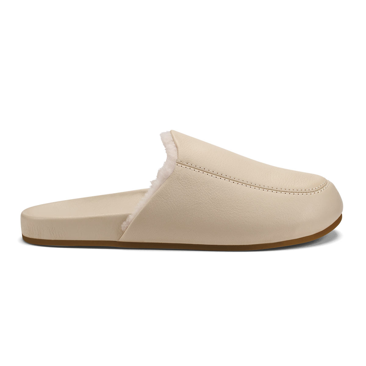 OluKai Women | Kōnea Women’s Leather Slipper Mules - Bone
