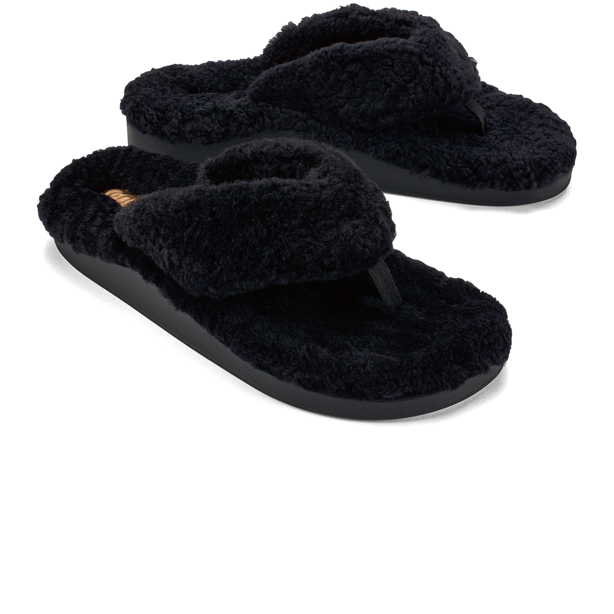 OluKai Women | Kīpe'a Heu Women‘s Flip Flop Slippers - Black