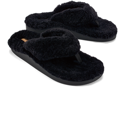 OluKai Women | Kīpe'a Heu Women‘s Flip Flop Slippers - Black