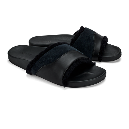 OluKai Women | Hō‘ala Slide Women’s Slide Slipper Sandals - Black