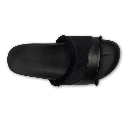 OluKai Women | Hō‘ala Slide Women’s Slide Slipper Sandals - Black