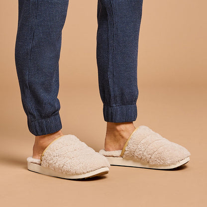 OluKai Women | Pūpū Mua Women’s Shearling Mule Slipper - Tapa