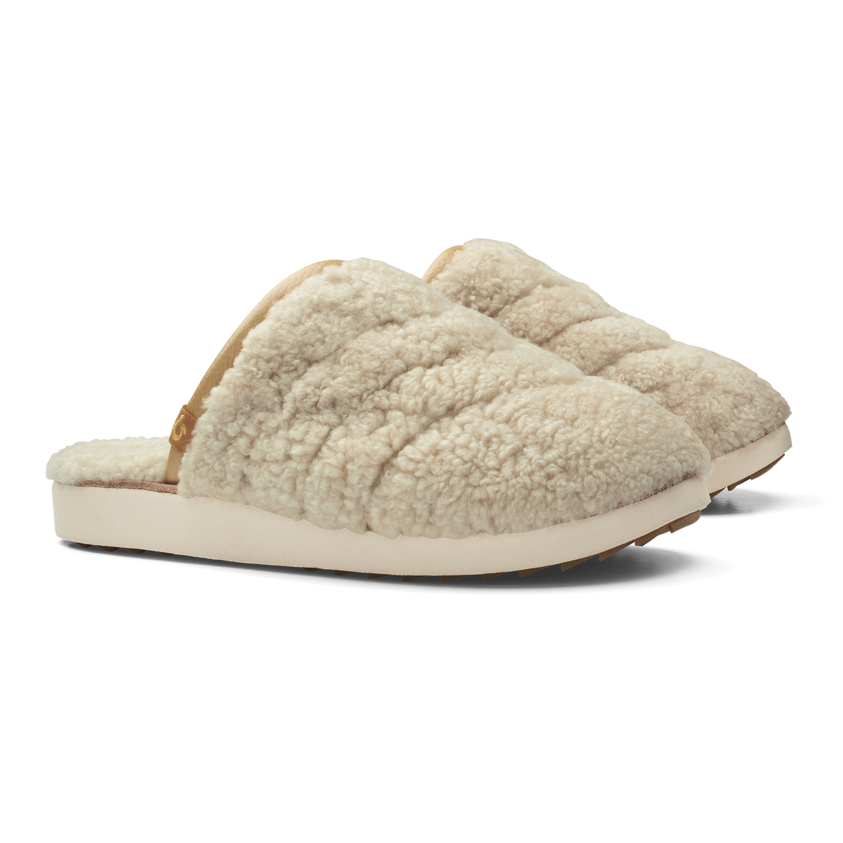 OluKai Women | Pūpū Mua Women’s Shearling Mule Slipper - Tapa