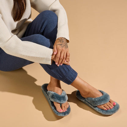OluKai Women | Kipe‘a Heu Women‘s Flip Flop Slippers - Storm