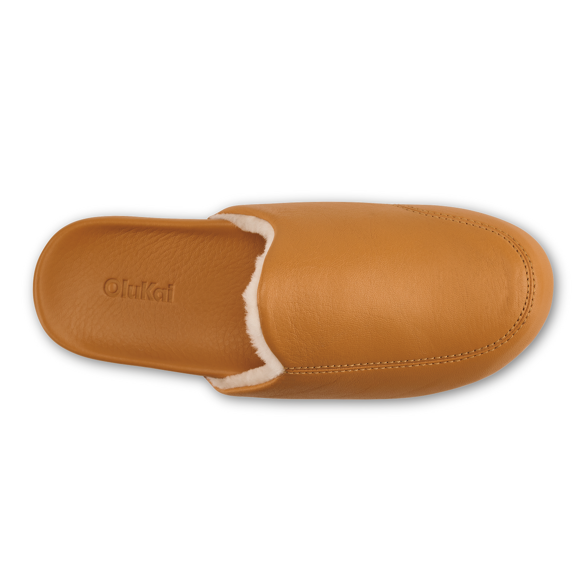 OluKai Women | Kōnea Women’s Leather Slipper Mules - Saddle