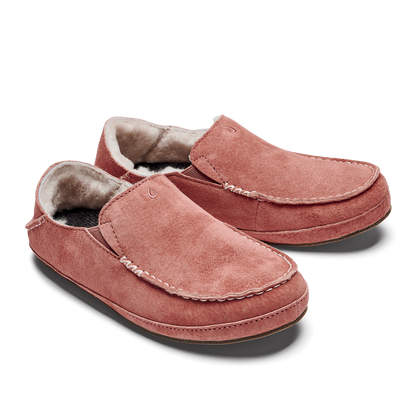 OluKai Women | Nohea Women's Leather Slippers - Cedarwood