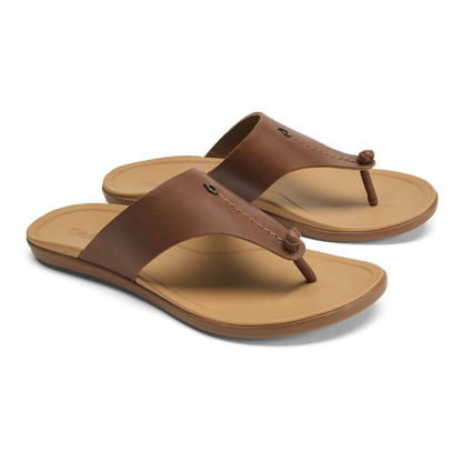 OluKai Women|New Arrivals | Hoʻopio Mele - Toffee / Warm Sand