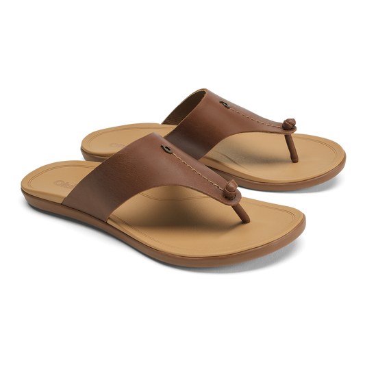 OluKai Women|New Arrivals | Hoʻopio Mele - Toffee / Warm Sand