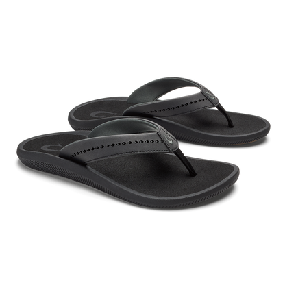 OluKai Women|New Arrivals | Ulele - Black / Black