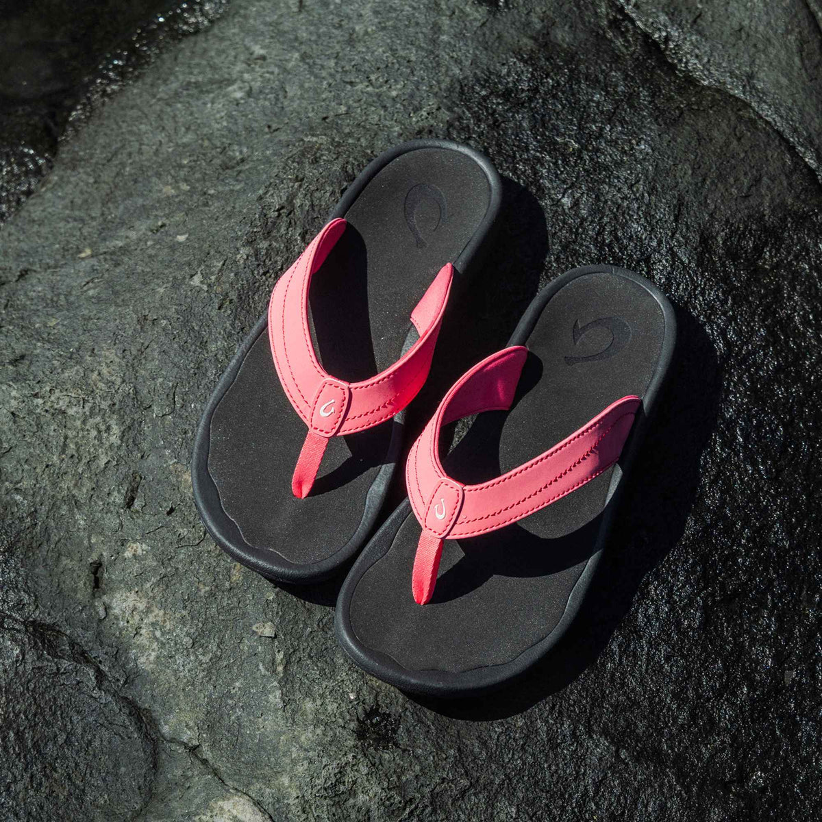 OluKai Women|New Arrivals | ‘Ohana - Hot Pink / Black