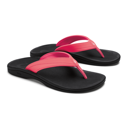 OluKai Women|New Arrivals | ‘Ohana - Hot Pink / Black