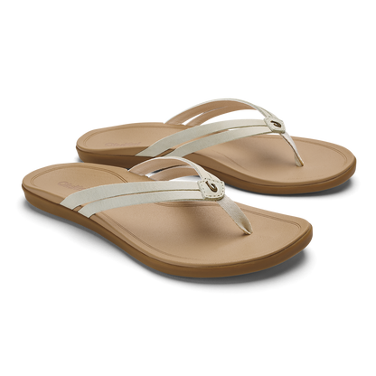 OluKai Women|New Arrivals | Ho'opio Hui - Tapa / Warm Sand