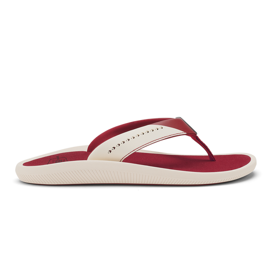 OluKai Women | Ulele - Off White / Deep Red