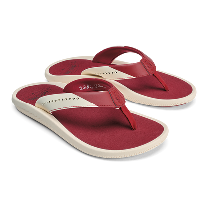 OluKai Women | Ulele - Off White / Deep Red