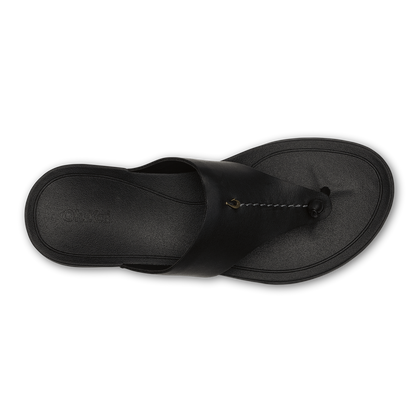 OluKai Women|New Arrivals | Hoʻopio Mele - Black / Black