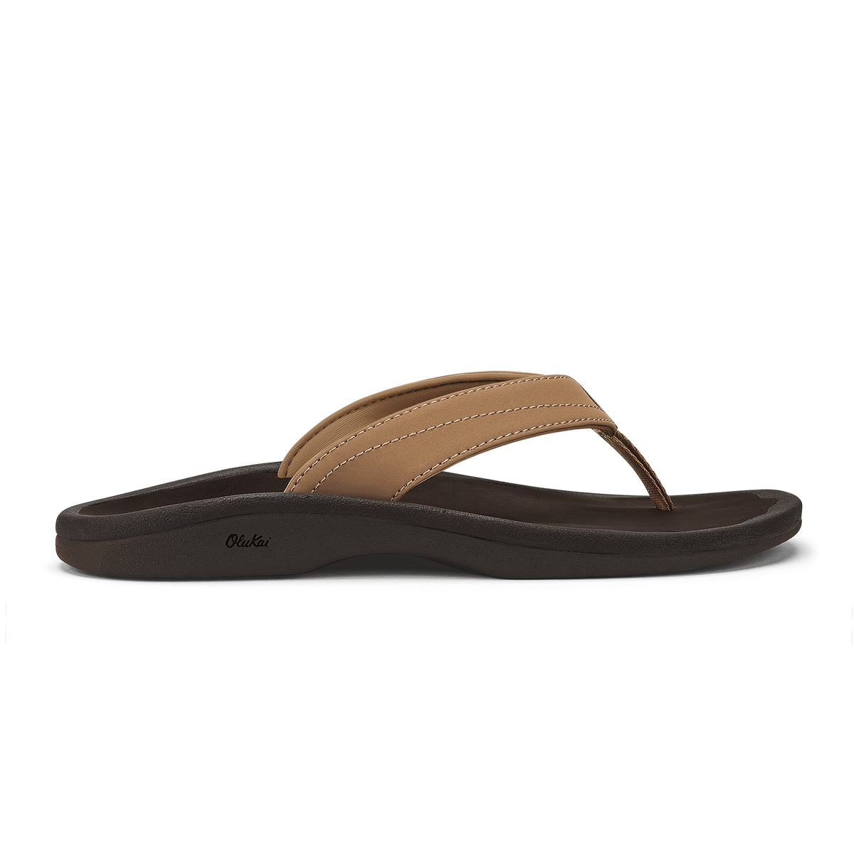 OluKai Women | ‘Ohana Women's Beach Sandals - Almond / Dark Java