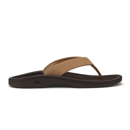 OluKai Women | ‘Ohana Women's Beach Sandals - Almond / Dark Java