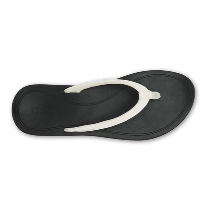 OluKai Women | ‘Uiki Women’s Everyday Beach Sandals - Bright White / Lava Rock