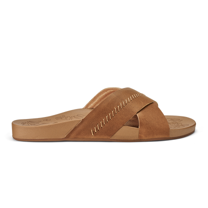 OluKai Women | Kipe‘a ‘Olu Women‘s Slide Sandals - Sahara