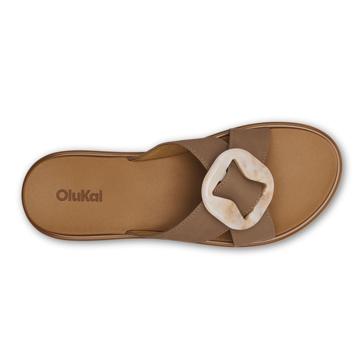 OluKai Women | La‘i Slide Women’s Slide Beach Sandals - Tan