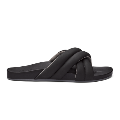 OluKai Women | Hila Women’s Beach Slide Sandals - Black