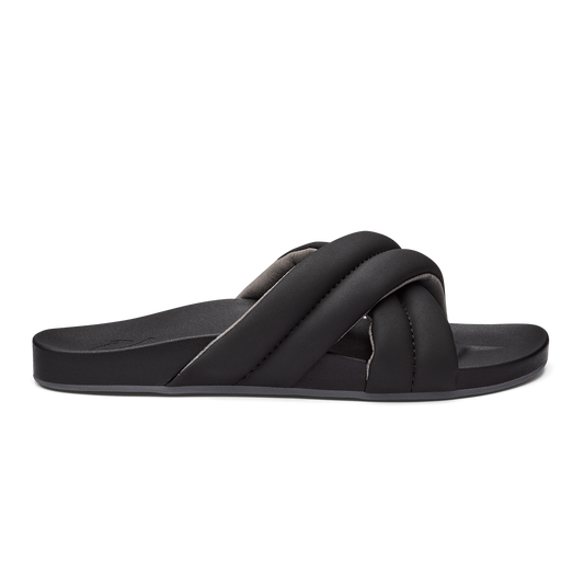 OluKai Women | Hila Women’s Beach Slide Sandals - Black