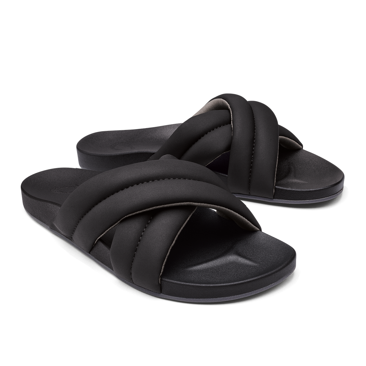 OluKai Women | Hila Women’s Beach Slide Sandals - Black